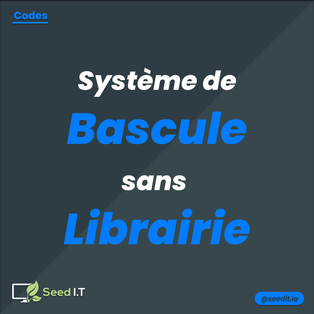 Image du post - Comment réaliser un système de bascule de class ?